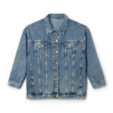 Bike Girls Like to ride the hard ones - Women's Denim Jean Jacket - Witty Twisters Fashions